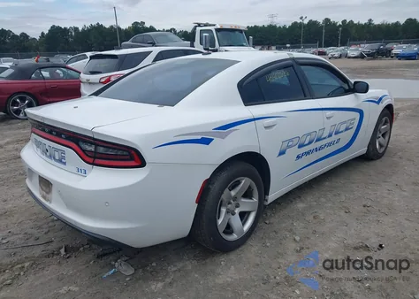 2019 Dodge Charger Police Rwd from USA, damaged, VIN 2C3CDXAT6KH688754